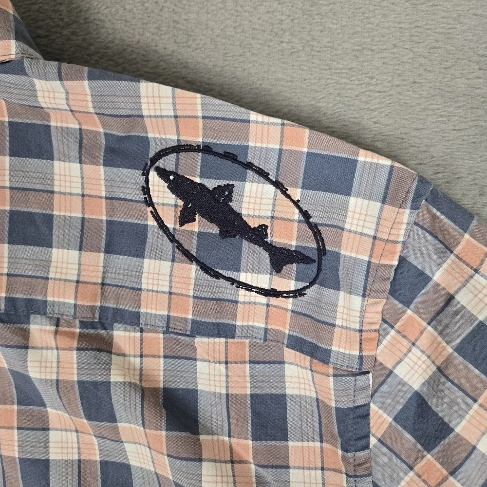 Patagonia Dogfish Head Shirt Mens XL Plaid Fezzman Organic Cotton Classic 53964